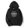 Yeshua Hamashiach Jesus Is Messiah Hoodie The King Is Coming Hoodies Christian Gifts Jesus Pullover Tops Women Hooded Sweatshirt
