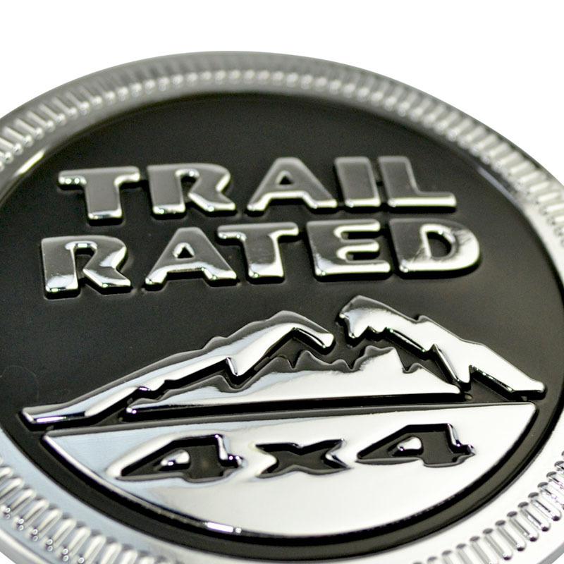 Металлические наклейки с эмблемой 4X4 Trail Rated для Wrangler, Patriot, Grand Cherokee - Разные цвета