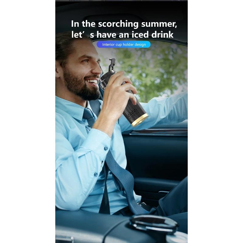 Контроль температуры, 12 В, интеллектуальная чашка для охлаждения и нагрева, нагрев из нержавеющей стали, умная чашка для путешествий