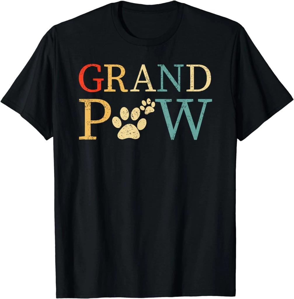 Grandpaw Dog Funny Best Dog lover paw Papaw Grandparents Funny Unisex T-Shirt