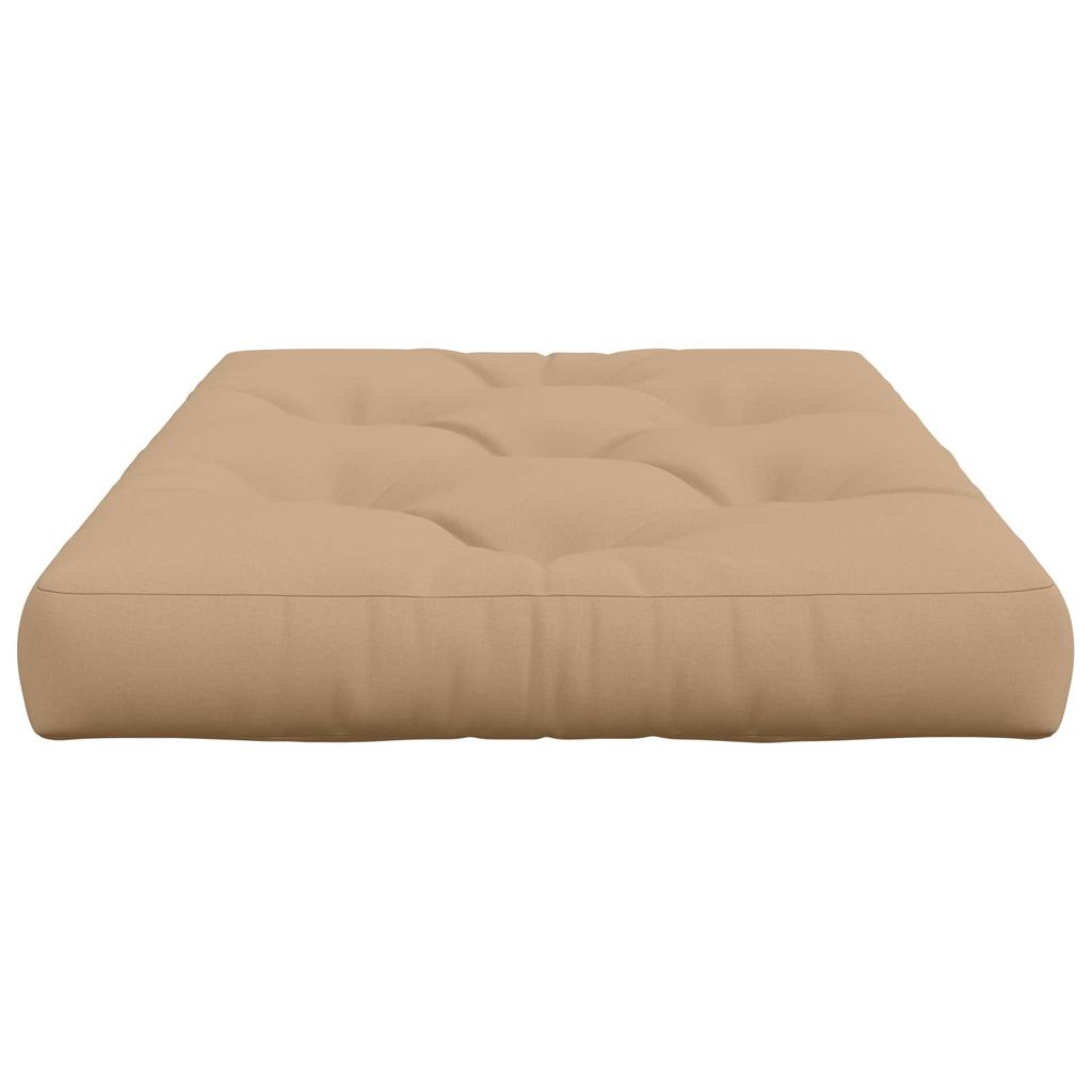 Pallet Seat Cushion VIANEN 100percent Polyester Sand 120 x 60 x 12 cm