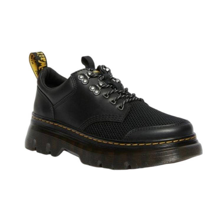 Доктор. Martens Кожа Сетка Шнуровка Низкий Верх Повседневная Обувь Унисекс Повседневная Обувь Черный 27393001