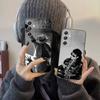Чехол для телефона M-Michael J-Jackson для Samsung S25,24,21,22,23,20,S30,Ultra,Plus,Fe,Lite,Note,5G Черный Мягкий