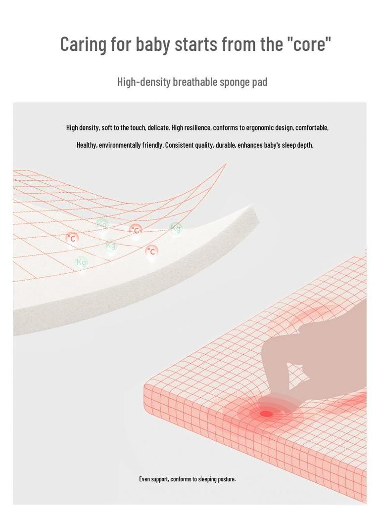 Складное трансграничное бионическое детское гнездышко-кроватка для новорожденных