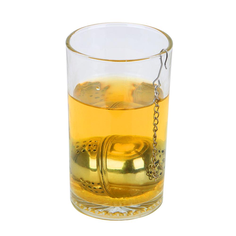 Чайные принадлежности Шарообразный заварник для чая Аксессуары для кухни из нержавеющей стали Сетчатый фильтр-ситечко Подвесной