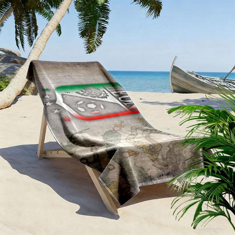 Leon FC Print Beach Towel, Large Soft Quick Dry Towel for Beach Camping Swimming