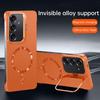 For Samsung S25 S25+S25E  S25Ultra Magnetic wireless charging phone case Bracket frameless Mobile cover  Shockproof Bumper Funda