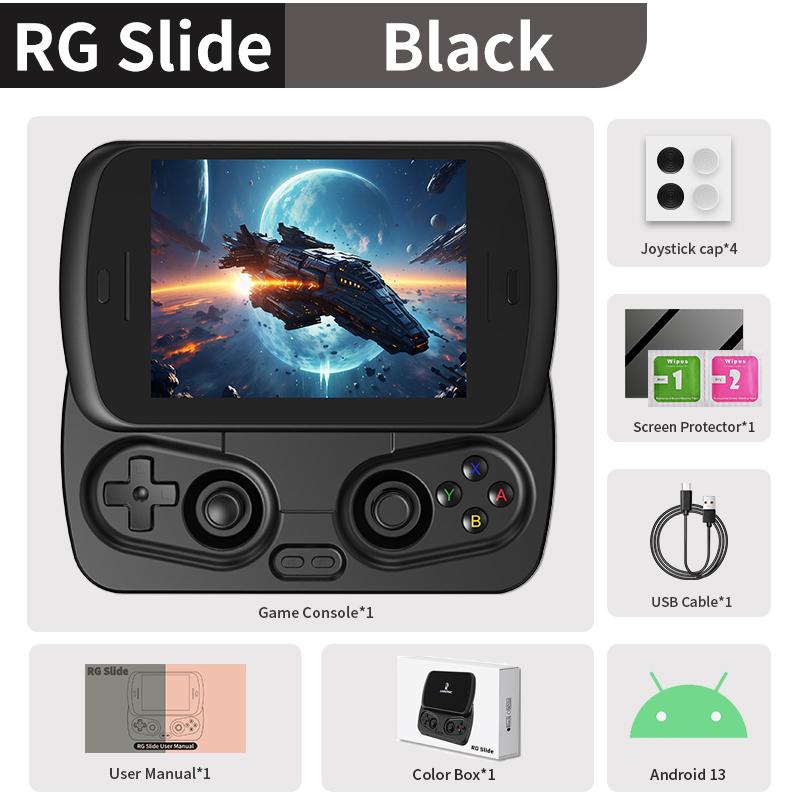 Anbernic RG DDS Retro Flip Handheld Game Console 4.7"/4" IPS Dual 6000mAh Android 16 Games Player Support AI Assistant Streaming