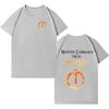 Unisex Women Cotton Cozy Casual Oversized T Shirt Hip Hop Tshrits Rapper Unisexuel Carrasco Salvaje Tour Hot Sale High Quality Tshirt