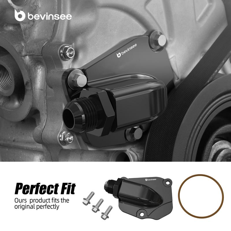 For Honda K20 K24 Aluminum Timing Chain Tensioner Plate Cover AN10 Turbo Oil Drain