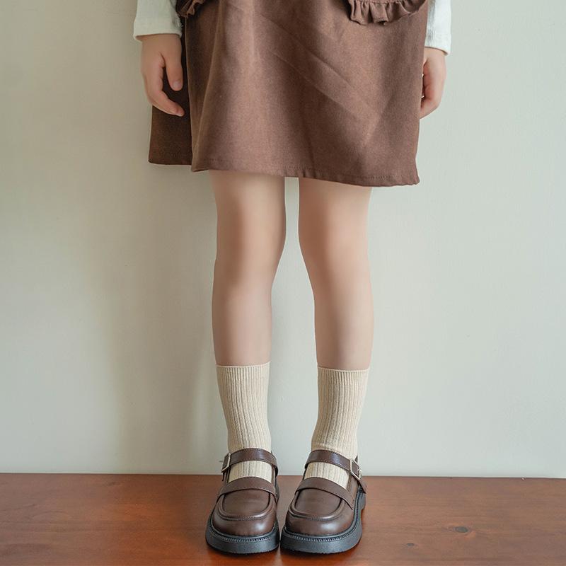 1 пара детских носков, однотонные детские носки, хлопковые носки для девочек, для новорожденных мальчиков и малышей, аксессуары для детской одежды, весна, осень, зима