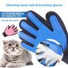 Pet Hair Removal Glove a Pair Double-sided Universal for Cats Dogs Wet Dry Use Brushes Bathes Soft Effortlessly Removes Fur