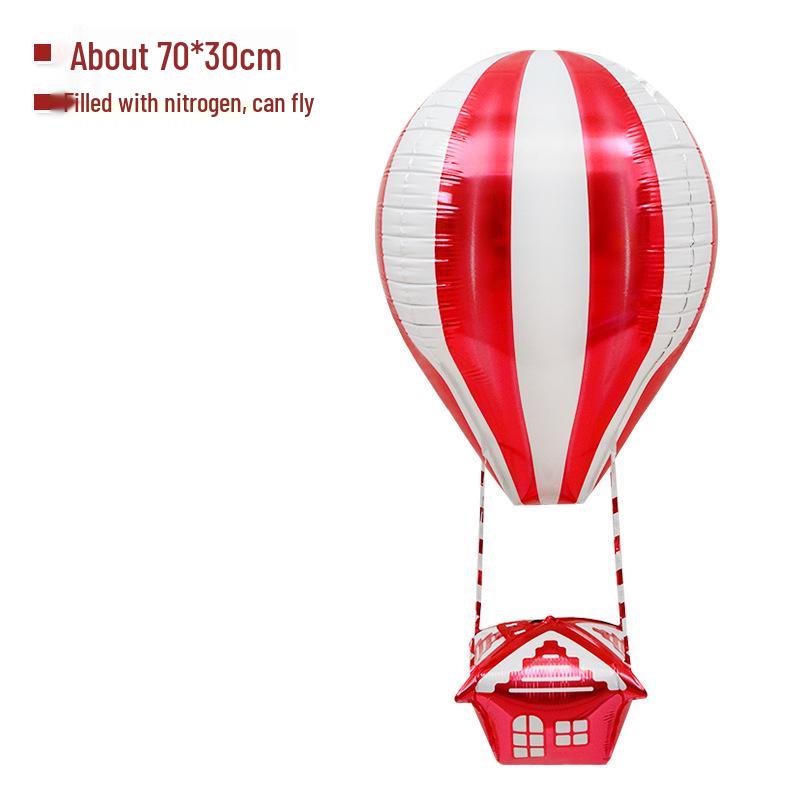 4D Hot Air Balloon House Party Decoration Foil Balloon