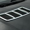Silver Grille Hood Engine Air Vent Covers Trim for Mercedes Benz GLE GL ML 13-18