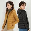 Autumn and Winter New Down Light Down Jacket Women's Hooded Thin Large Size Thickened Coat