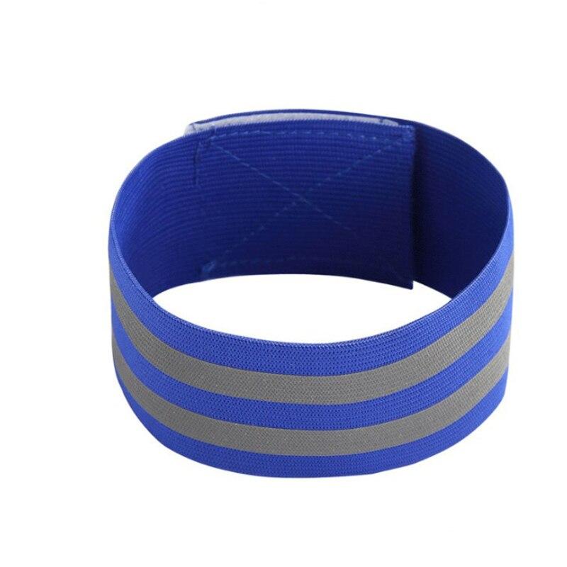 1Pc Cycling Reflective Strips Elastic Bandage Warning Armband Reflective Wristband Sport Tape Sports Safety Cycling Arm Belt