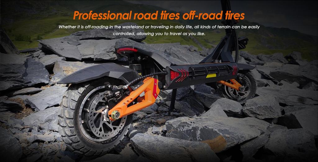 Kukirin G3 Pro Electric Scooter 1200W*2 Motor 52V23.4Ah Battery 65km/h Max Speed 80km Max Range