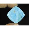 31X31X07ММ Натуральный Голубой Ларимар Октагональной Формы Кабошон Свободный Драгоценный Камень 73Карата. LR-42