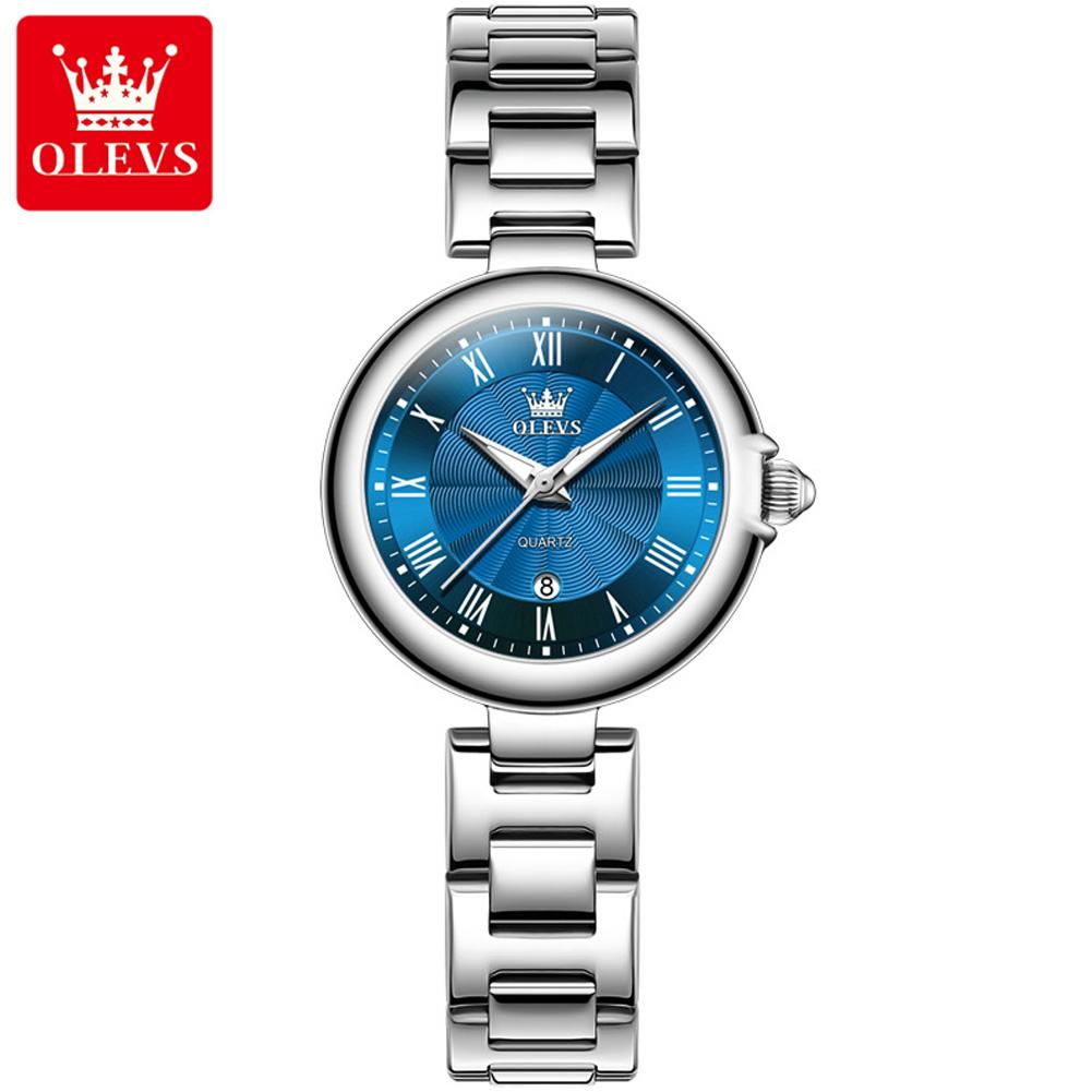 Элегантные часы для женщин, роскошные модные стальные водонепроницаемые кварцевые наручные часы для женщин Reloj De Mujer