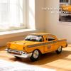 1:36 Литой сплав BEL AIR TAXI Винтажная модель автомобиля Литой Классическая машинка с инерционным механизмом Миниатюрная копия транспортного средства Для Коллекции Подарок
