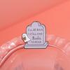 Cute And Quirky Cartoon Ghost Reading Series Alloy Brooch Fun Halloween Themed Pin