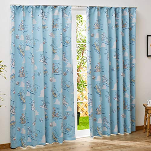 Disney Toy Story 2nd Grade Blackout Curtains Set of 2 TOY STORY Woody Andy Thermal Insulation 2nd Grade Blackout SB-434