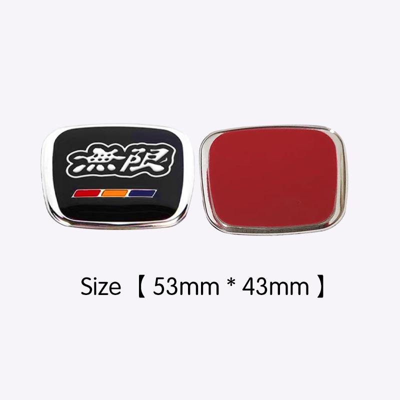 mkbn8 Car Steering Wheel Center Badge Sticker For Honda Mugen TypeR Fit Jazz GK5 Civic Type-R CRV Pilot Accord City HRV XRV Odyssey