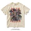 Attack On The Giant Japanese Animation Short-sleeved Men's Trend Loose Two-dimensional