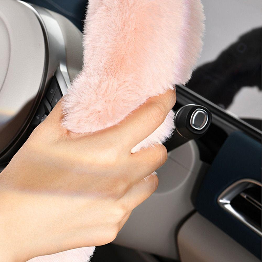 Non-slip Car Steering Wheel Cover Plush Winter Teering Wheel Cover Steer Wheel Protector  Winter