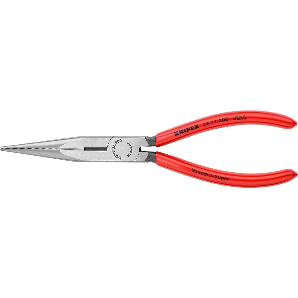 [KNIPEX] Long Nose Pliers 200mm 2611-200