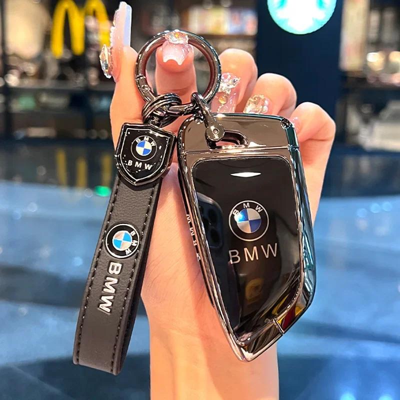 BMW X3 Key Cover Old Style Male Female Blade Shape Shell for 5 Series 3 Series X1 X2 1 Series Car Key Holder Bag