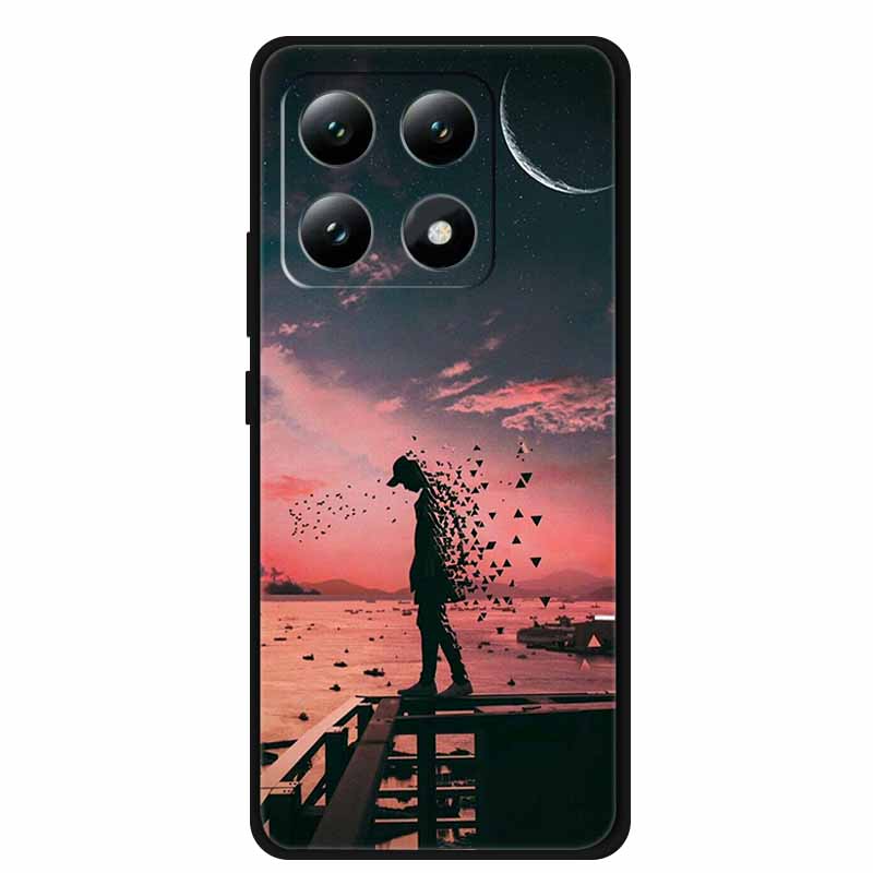 For Xiaomi 15T 5G Case Silicone Luxury Animal TPU Soft Printing Bumper for Xiaomi 15T Pro 5G Starry Sky Scenery Shockproof Cover