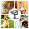 Adjustable Height Pet Food Bowls Single Metal Stand Feeder Bowl Holder Elevated Dog Bowl  Water