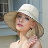 Spring-Summer New Foldable Wide Brim Hat Women's Versatile Outdoor Sun Hat