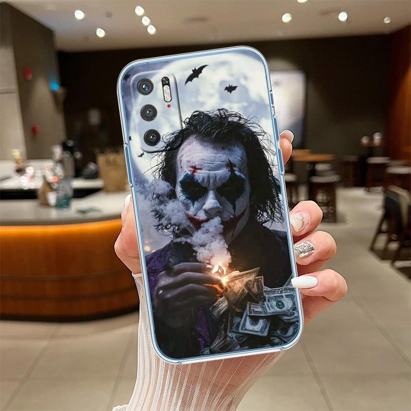RE40 Joker Transparent Phone Case for Motorola Moto G10 G20 G30 G31 G32 G34 G35 G41 G42 G50 G51 G52 G55 G60 G60S G62 G71 G72 G75