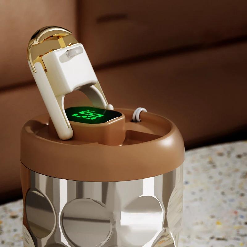 Термос 410 мл с дисплеем температуры из нержавеющей стали 316, вакуумная кружка для офиса, кофейная кружка для бизнеса, портативная термокружка