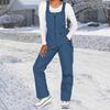 Waterproof Ski Pants Women Ski Bib Insulated Overalls Thickened Adjustable Shoulder Strap Windproof Snowboard Winter Snow Pants with Pockets