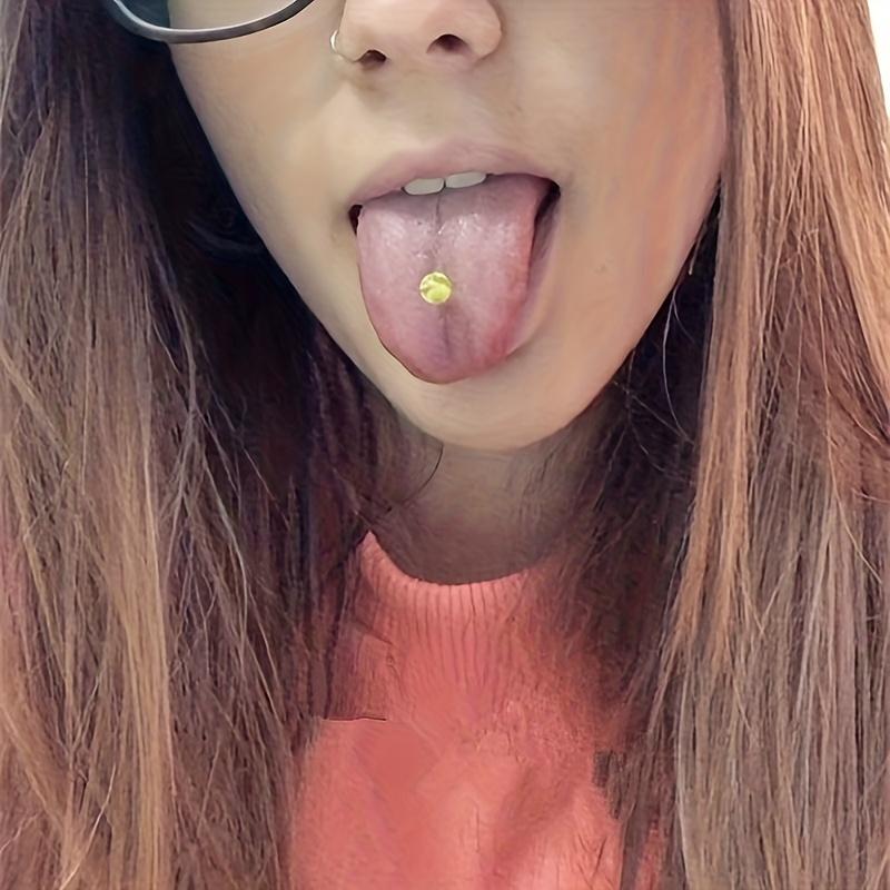 15/40/100 шт./пакет, женское и мужское модное радужное кольцо из нержавеющей стали для пирсинга языка, микс-штанга для языка, кольцо для пирсинга сосков, ювелирные изделия для пирсинга