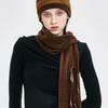 KIMZISU Ribbon Tied Beanie _ BROWN