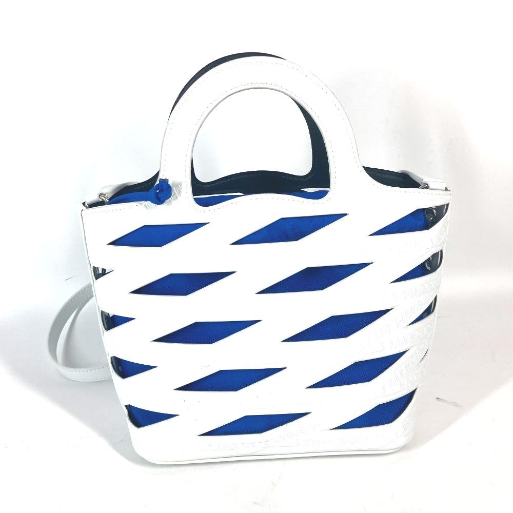 Balenciaga 630708 2-way сумка Сумка на плечо Сумка-кроссбоди Ручная сумка Лакированная кожа Белый