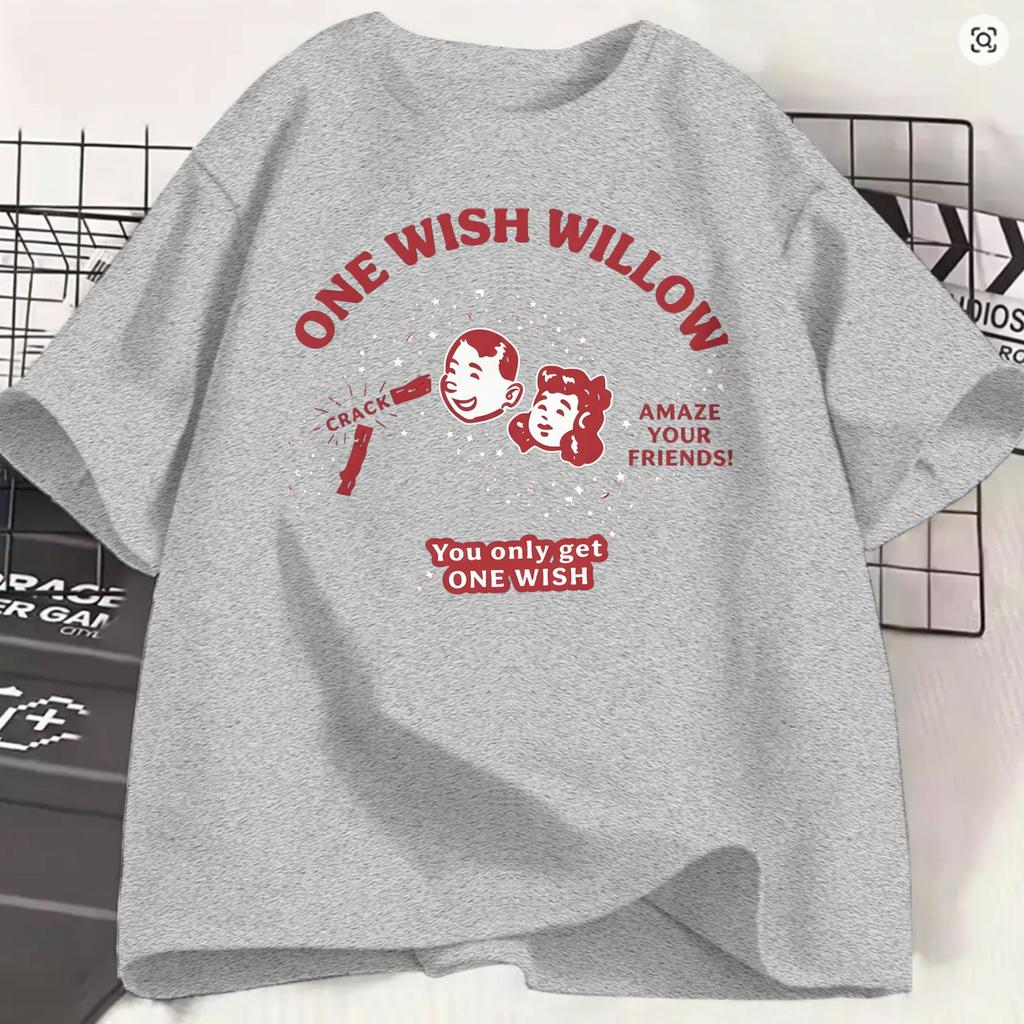 Obsession Movie 2026 Tshirts For Unisex One Wish Willow Funny Pure Cotton Tee Shirt Crew Neck Short Sleeve 4xl 5xl 6xl Clothes