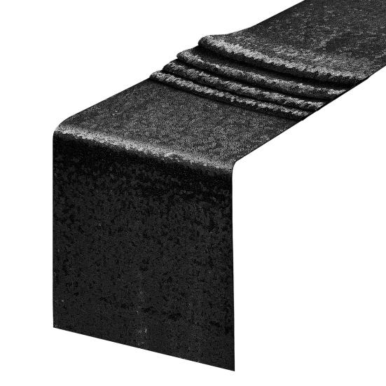 Скатерть с пайетками 12x71 дюймов Блестящая скатерть Украшение праздничного стола