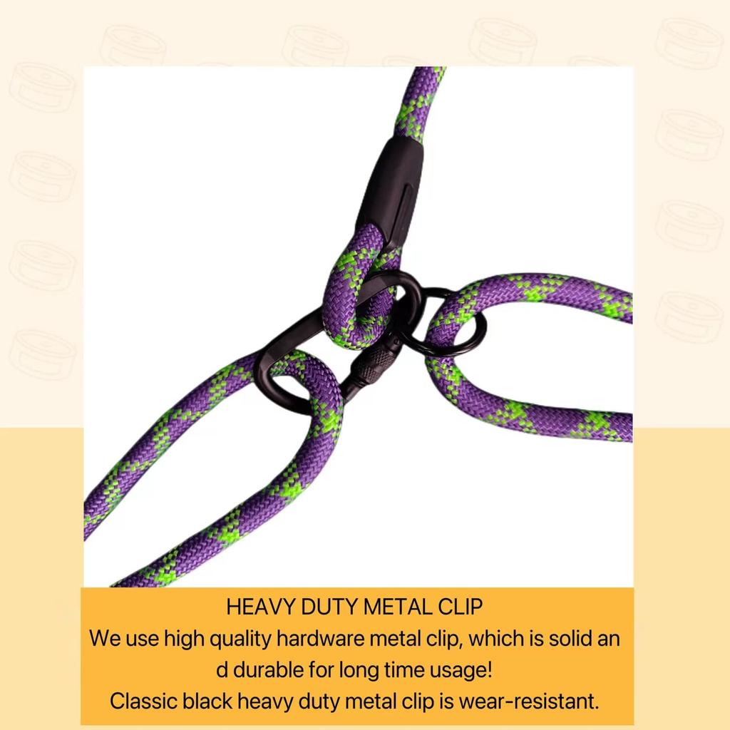 JOPOY поводок для собак большой поводок для дрессировки собак поводок для дрессировки на плечо длинный поводок поводок для дрессировки домашних животных 3M/4M маленький, средний, (Фиолетовый, 3М)