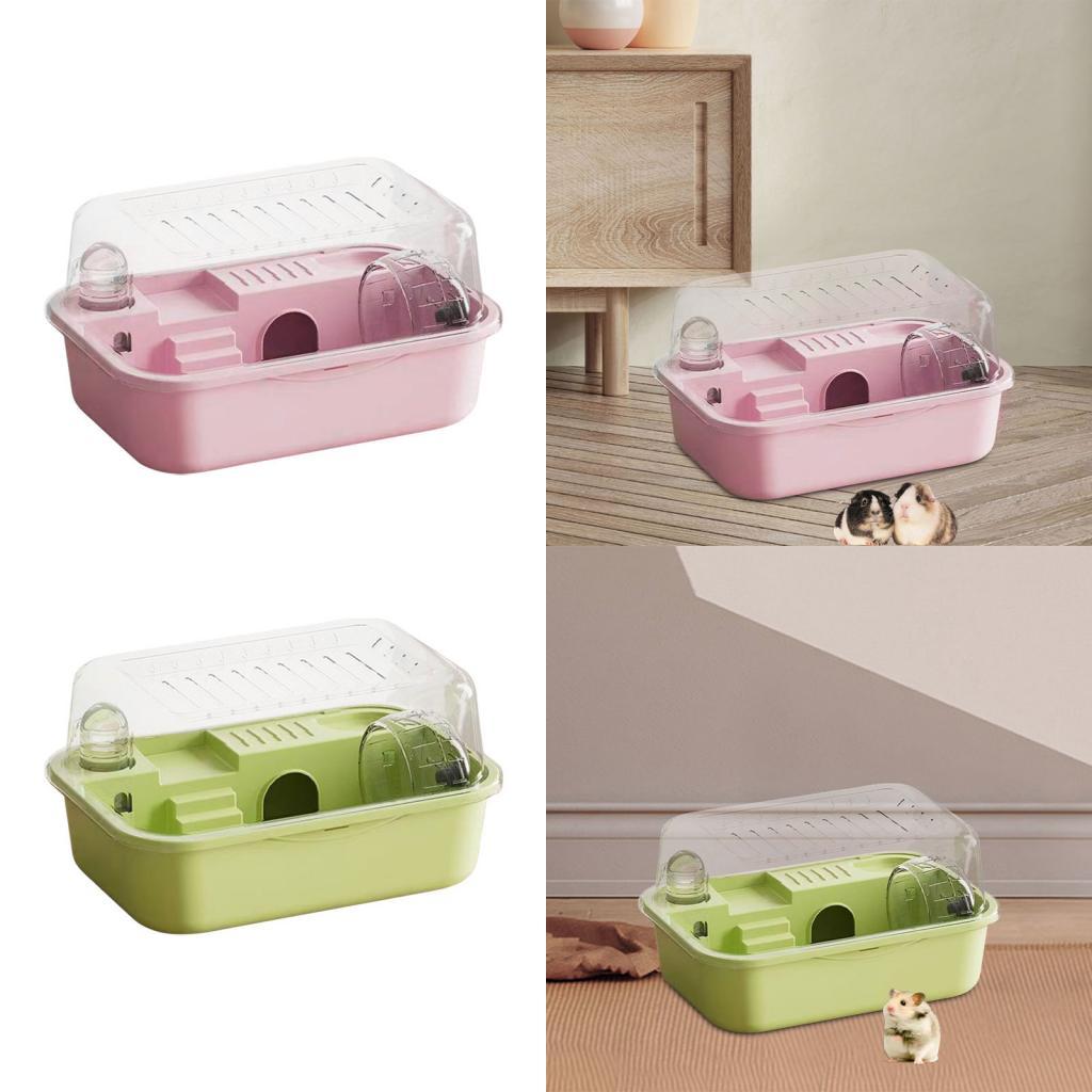 Large Hamster Cage Clear Hamster Habitat for s Small Animals Hedgehog