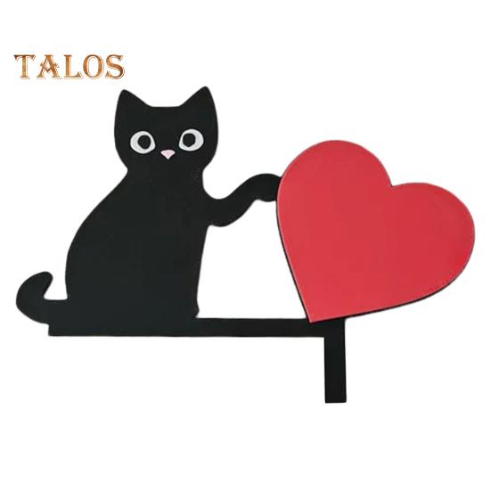 Украшение на дверную коробку для кошки, украшение на деревянную дверную раму, украшение на дверь, угловая табличка на окна дома, настенный декор для любителей кошек, подарок