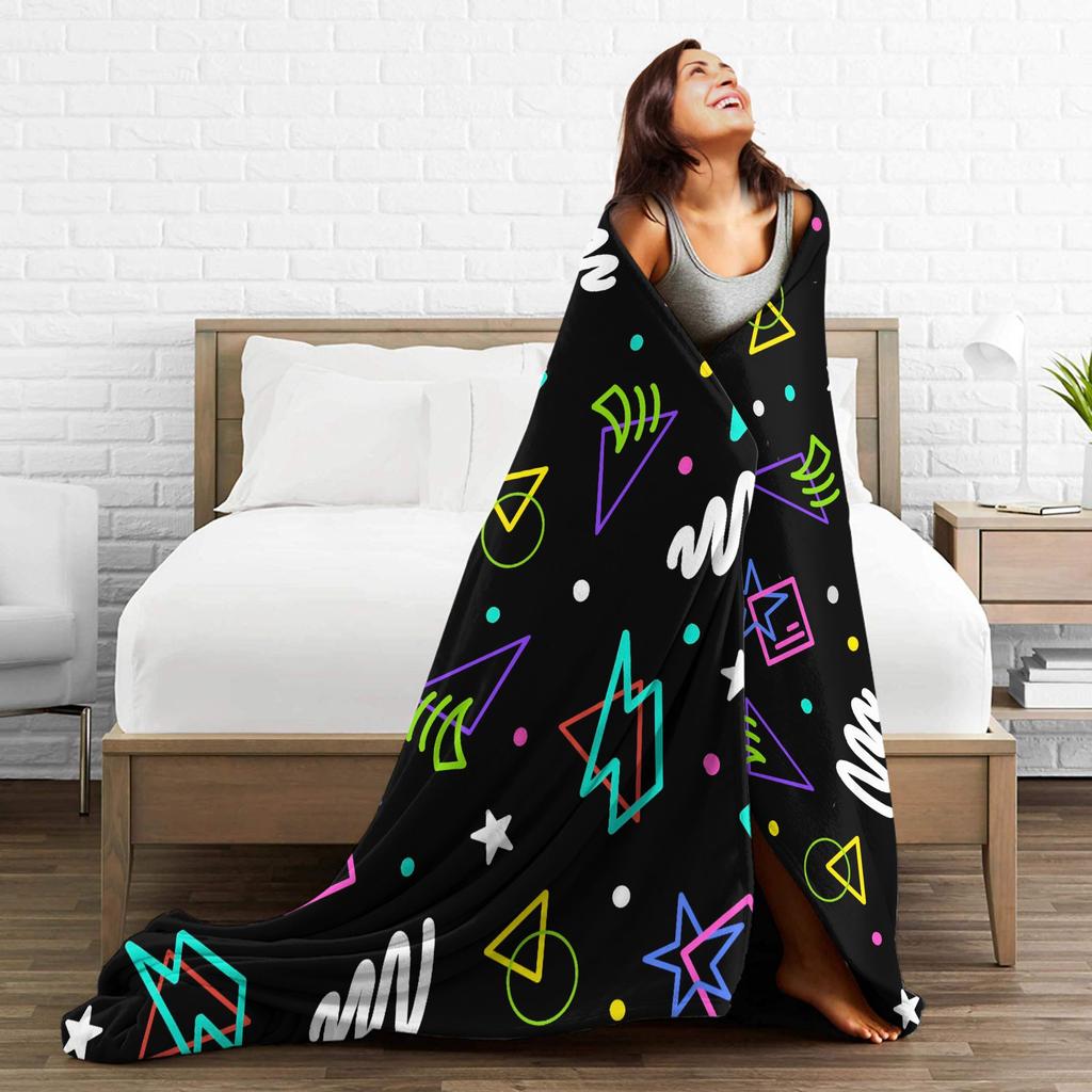 FNAFS At Freddy's Horror Blanket Camping Flannel Throw Blanket For Outdoor Soft Design Quality Bedspread Birthday Gift