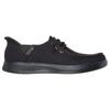 Skechers Bobs Skipper Холщовые Простые Удобные Низкие Повседневные Кроссовки Женские Черный 114814-BBK