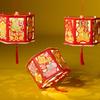 with Tassel Chinese Style Lantern Handmade Craft Handheld Lantern  Spring Festival