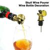 Череп для вина с уникальным дизайном головы призрака для стильного розлива вина и бутылки