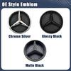Эмблемы на решетку радиатора для Mercedes Benz A W176 B W246 C W205 E W212 W207 S W217 R W251 SL R231 ML W166 GL X166 GLA X156 GLK X204